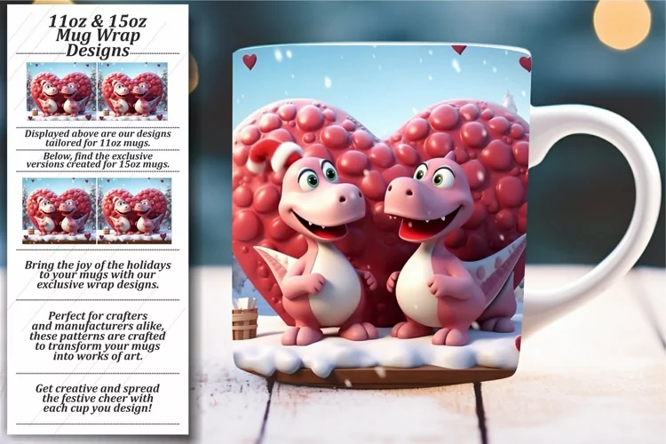 Enchanting Christmas Mug Wrap