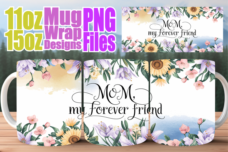 Joyful journeys 11oz 15oz sublimation wrap, Mothers Day