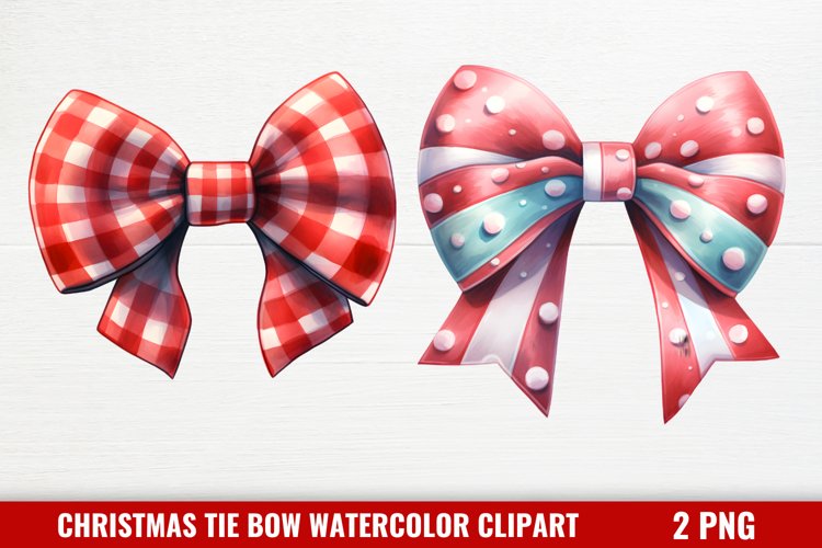 Christmas Bow Clipart Image 15