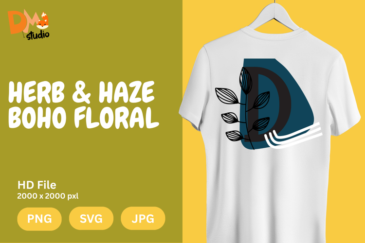 Boho Floral Svg Image 8