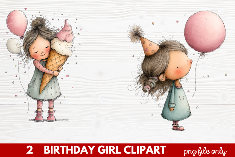 Birthday Girl Clipart Image 21