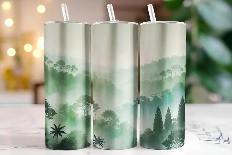 Forest Tumbler Wrap | Sublimation | Tumblers