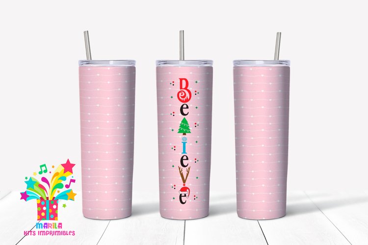 Merry Christmas Skinny tumbler Sublimation #14 example image 1