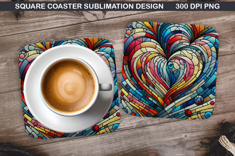 Christmas Coaster Sublimation, Christmas Coaster PNG Design