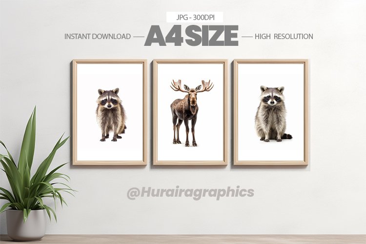 Animal Wall Art - 03 Variations example image 1