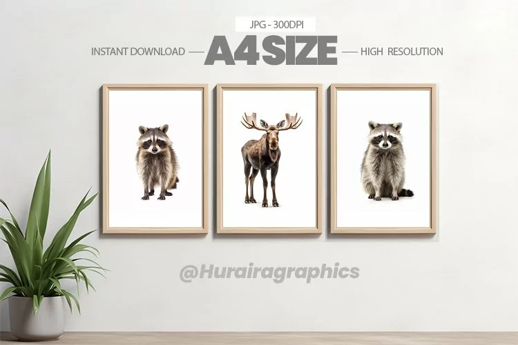 Animal Wall Art - 03 Variations
