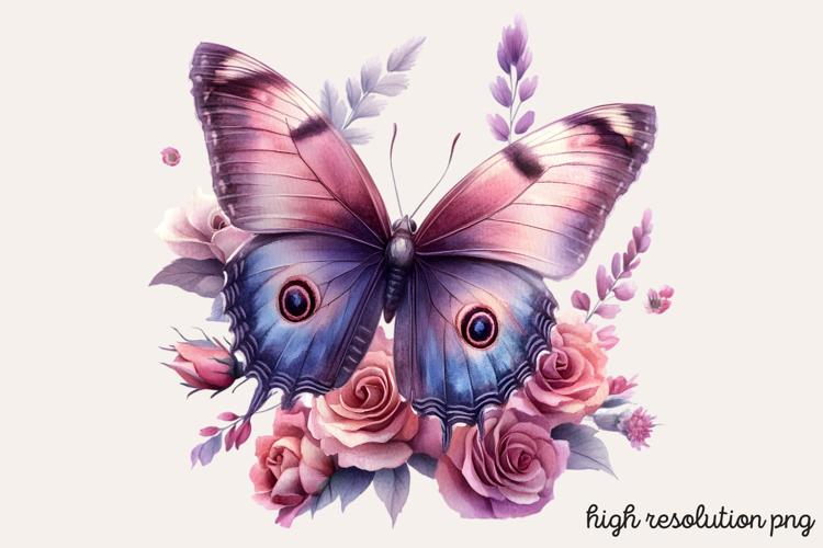 Watercolor Flowers Svg Image 10
