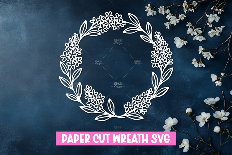 Floral Wreath Svg Image 4