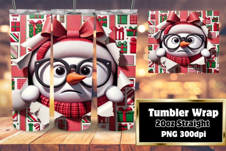 Christmas Tumbler Wrap Image 6