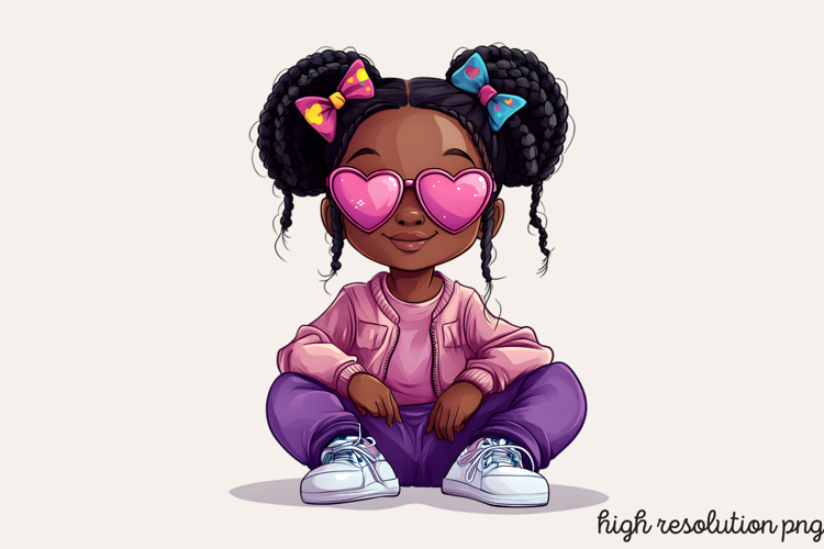 Black Girl Afro Png Image 18