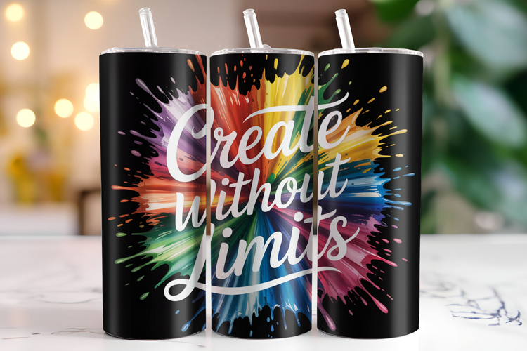 Create without limits Tumbler Wrap | Sublimation | Tumblers