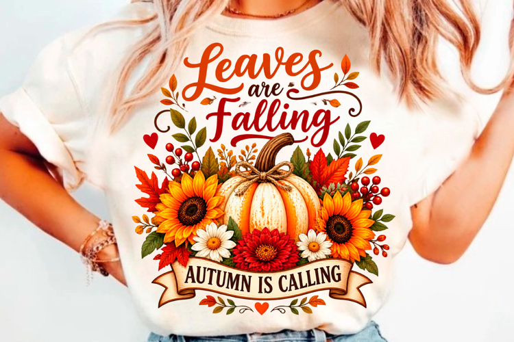 Fall T-shirt design PNG Thanksgiving quotes PNG