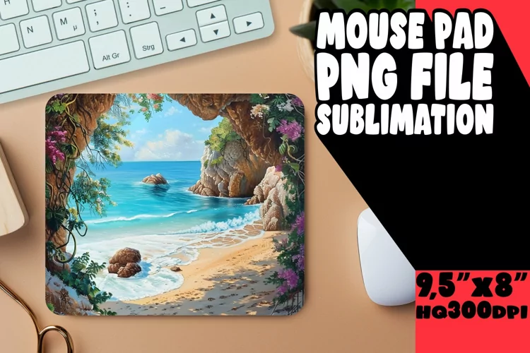Captivating Landscape Mouse Pad Design
