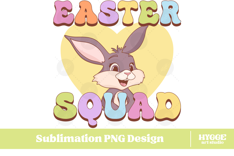 Easter Bunny Sublimation PNG Chick Farm Hip Hop Spring Joy