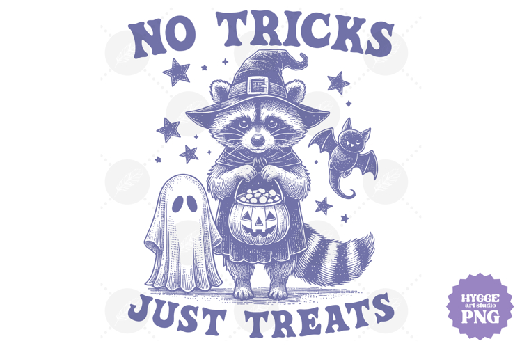 Vintage Funny Sarcastic Feral Witch Raccoon Halloween PNG