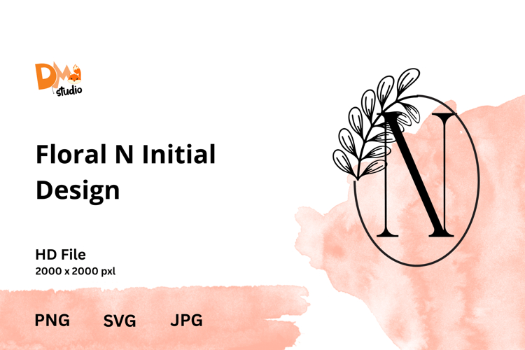 The Floral Initial Design