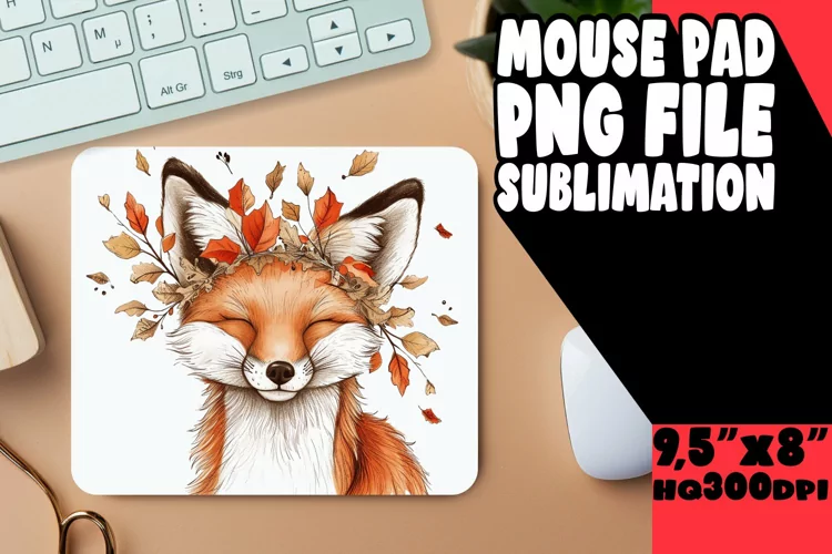 Bohemian Wildlife Vibes: Sublimation Mouse Pads