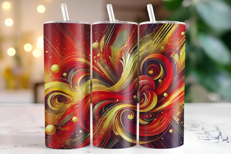 Abstract Tumbler Wrap | Sublimation | Tumblers