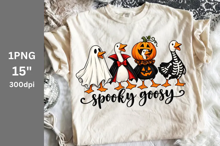 Halloween PNG, Spooky Goosy PNG, Fall PNG,
