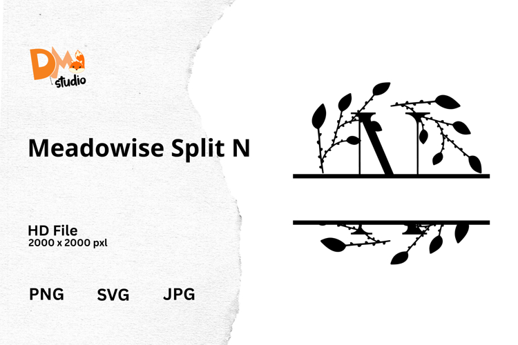 Floral Monogram Letter Svg Image 18