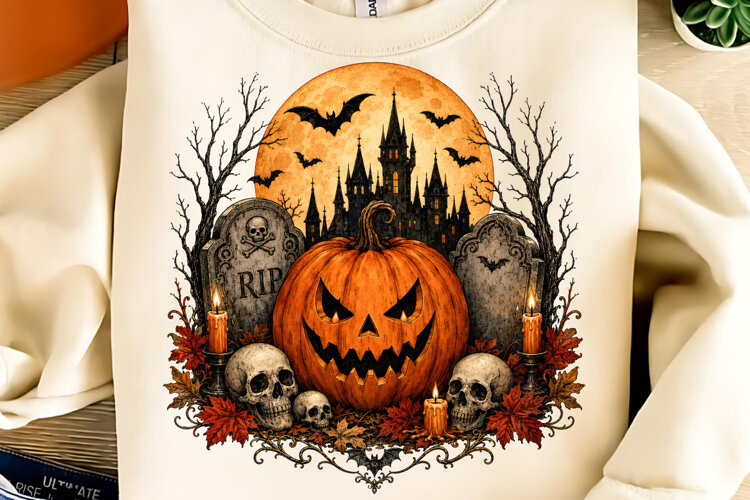 Spooky Season PNG, Halloween Sublimation, Trending Halloween example image 1