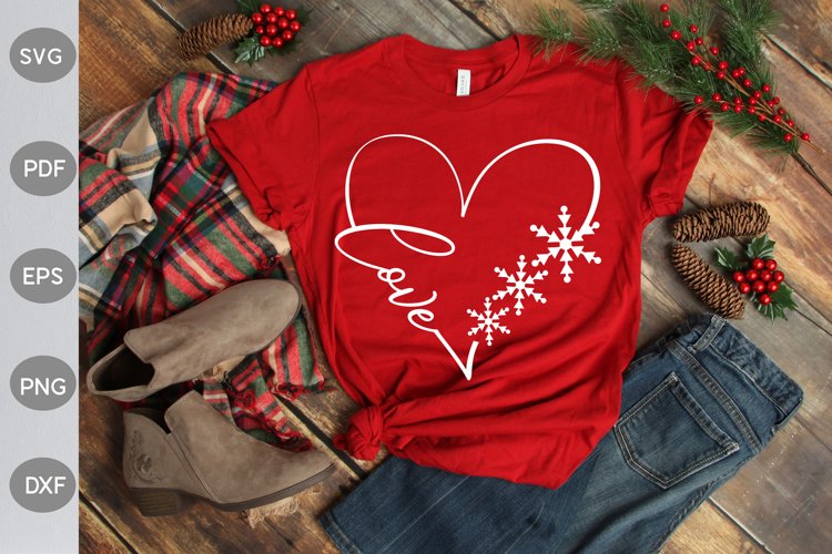 Christmas Love SVG Design