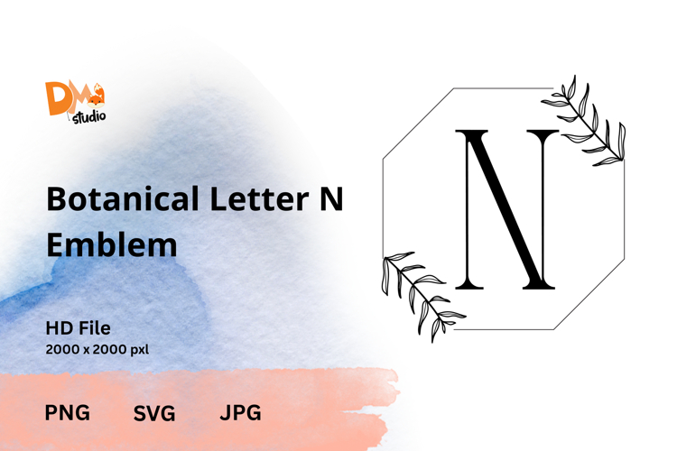 Floral Letter Svg Image 23