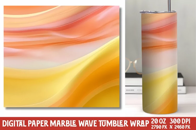 Marvel Wave Tumbler Wrap Sublimation
