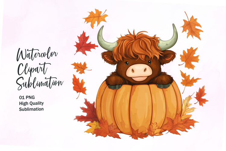 Highland Cow Clipart Image 7
