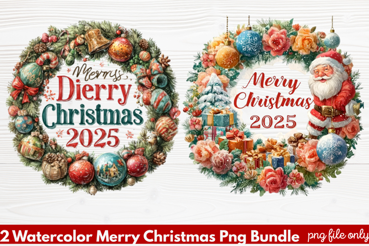 Christmas Watercolor Clipart Image 23