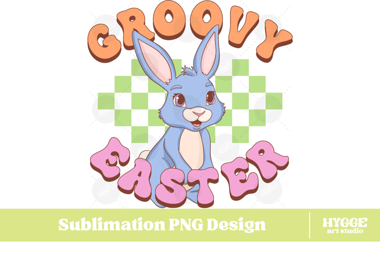 Easter Bunny Sublimation PNG Chick Farm Hip Hop Spring Joy