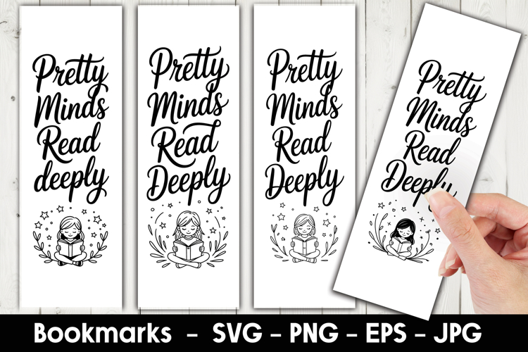 Pretty Minds Bookmark Sublimation