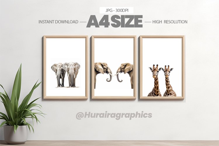 Animal Wall Art - 03 Variations example image 1