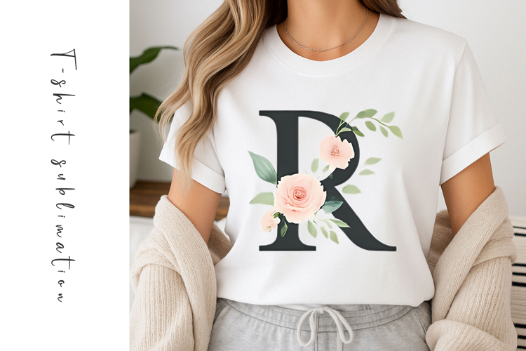 Alphabet, Letters, Monogram, White Flowers