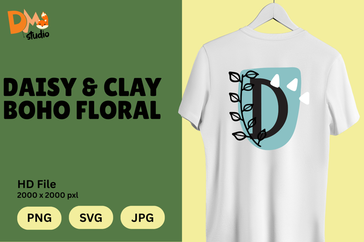 Floral Letter Svg Image 10