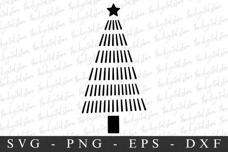 Merry Christmas Tree Svg Image 24