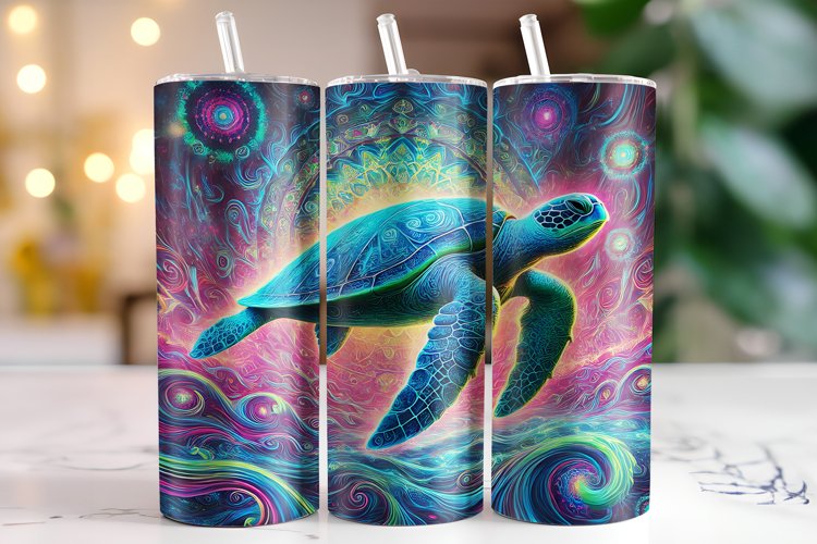 Turtle Tumbler Wrap | Sublimation | Tumblers