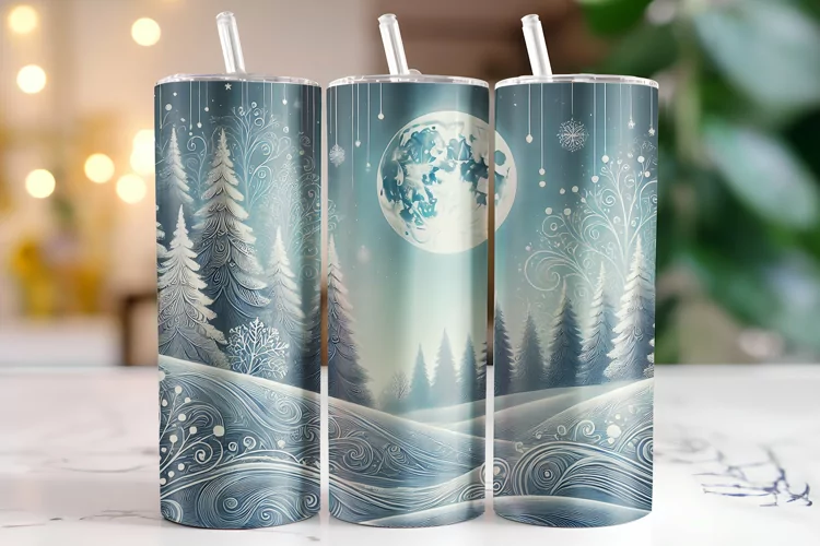 Winter Tumbler Wrap | Sublimation | Tumblers