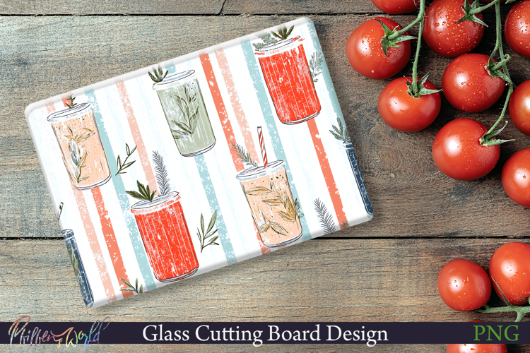 Cutting Board Design | Stripes | Lemonade