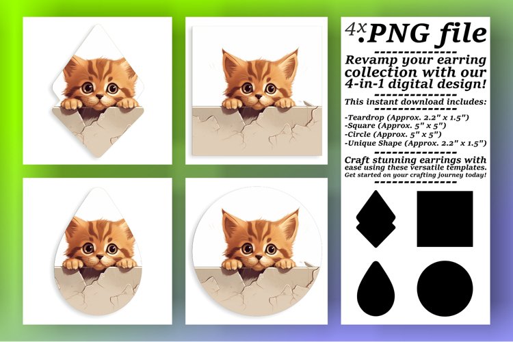 Meow-tiful Creations: Cat Sublimation Designs