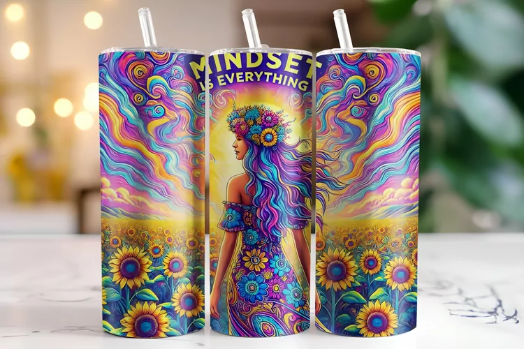 Mindset is Everything Tumbler Wrap | Sublimation | Tumblers