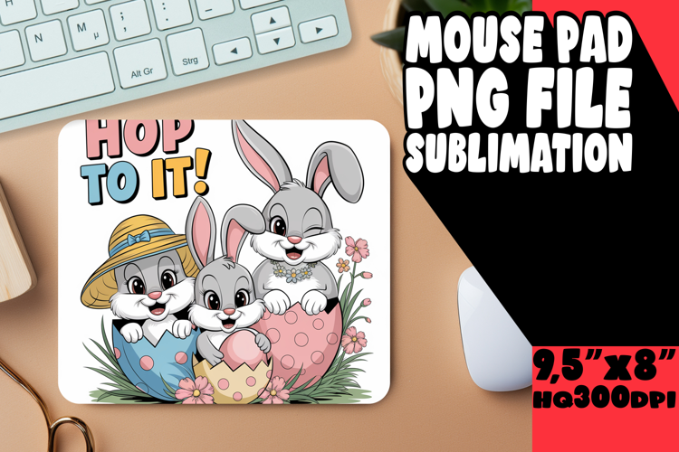 Blissful Mouse Pad Design Ideas, Cute Easter
