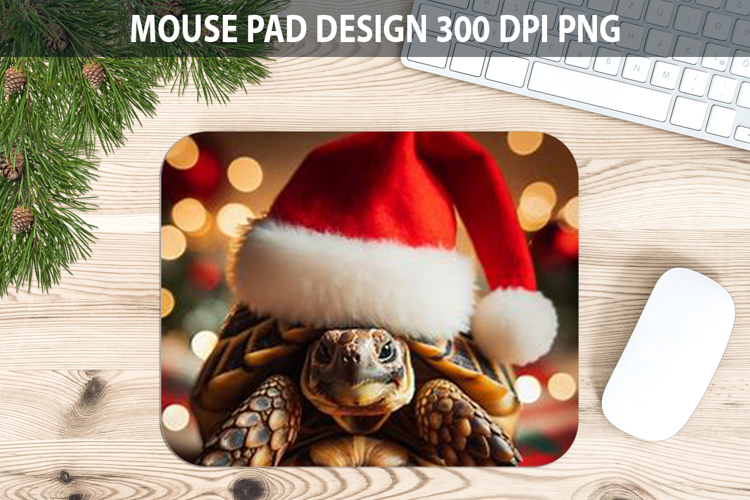 Christmas Kangaroo Pad Sublimation - Animal PNG Design