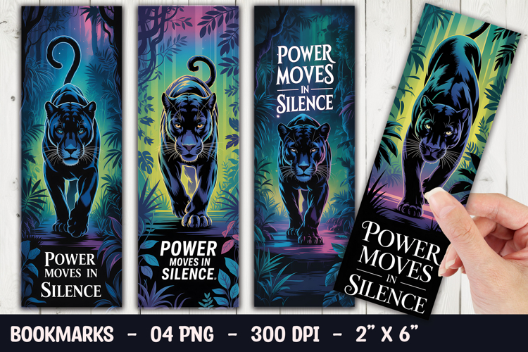 Power Animal Bookmark Sublimation
