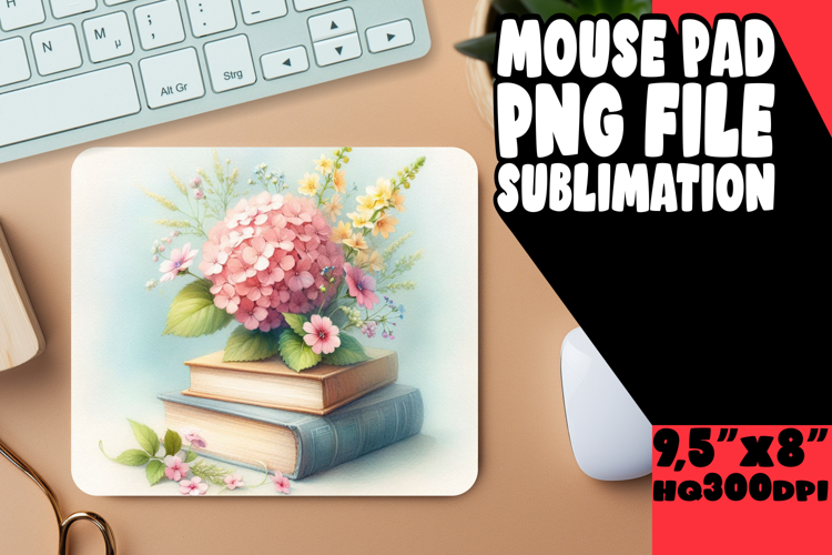 Blissful Mouse Pad Sublimation Ideas, Books