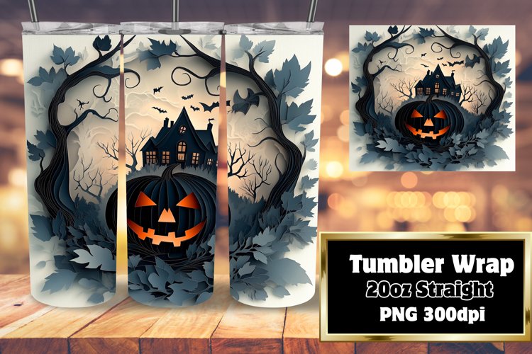 Halloween Tumbler Wrap Image 10