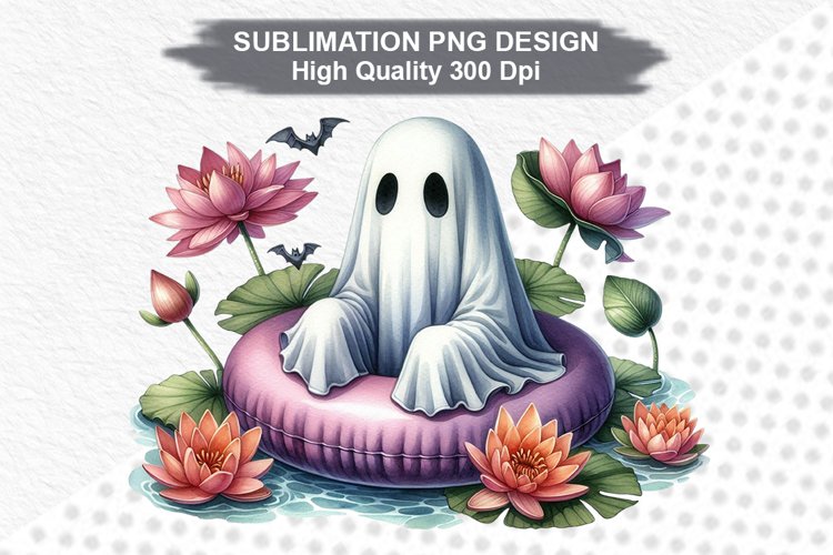 Halloween Ghost - Halloween clipart Sublimation PNG Design