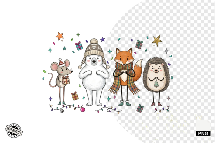 Cartoonish Christmas Clipart
