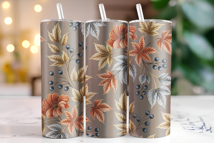 Fall Leaves Tumbler Wrap | Sublimation | Tumblers