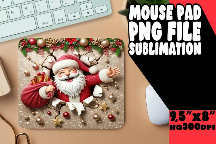 Whimsical 3D Character Mousepad